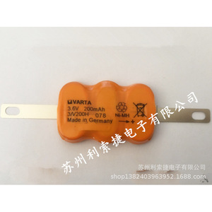 Batería Varta Ni-Mh 3.6V 200mAh 3V200H Fabricada en Alemania Recargable para dispositivos electrónicos - Product Image 1