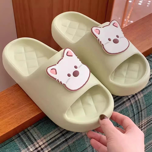XIXIXITIAO 2025 prêt à expédier antidérapant doux EVA <span class=keywords><strong>chien</strong></span> douche intérieure diapositives mignon Animal pour pantoufles pour hommes femmes salle de bain maison - Product Image 5
