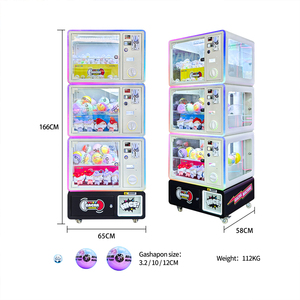 <span class=keywords><strong>Naughty</strong></span> <span class=keywords><strong>Dog</strong></span> Machine de jeu d'arcade à capsules métalliques à trois niveaux, à monnayeur, machine à griffes commerciale personnalisée, version anglaise - Product Image 2