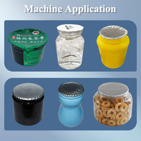 Machine de scellage automatique à film d'aluminium pour bouteilles en plastique, verre, canettes et étuis – Emballage de boissons, Économie d'énergie