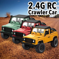Coche RC Crawler a Escala 1/12, Coche RC de Cuatro Ruedas Motrices, Vehículo de Juguete, Mn-91K Defender, Coche de Derrape