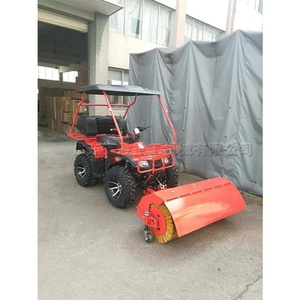 Infinitamente variabile <span class=keywords><strong>di</strong></span> velocità a quattro ruote sedile ATV pennello spazzaneve 1.5m <span class=keywords><strong>di</strong></span> larghezza spiaggia <span class=keywords><strong>di</strong></span> sabbia snowplough prato cardatura macchina - Product Image 3