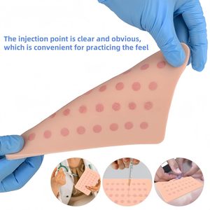 แผ่นทดสอบผิวหนัง 32 จุด โมดูลทดสอบผิวห<span class=keywords><strong>น</strong></span>ัง แผ่นฝึกฉีดยาเข้าใต้ผิวหนัง สำหรับฝึกเจาะเลือด แบบจำลองการศึกษาทางการแพทย์ - Product Image 5