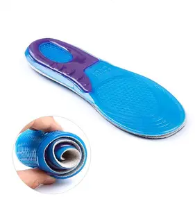 Plantillas antibacterianas a prueba de golpes para protección de pies, zapatos deportivos, plantillas de silicona de Gel Eva, oferta