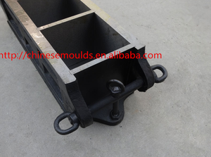 Moldes de <span class=keywords><strong>prueba</strong></span> de cubo de hierro de fundición de mortero de laboratorio de tres bandas de 50mm - Product Image 4