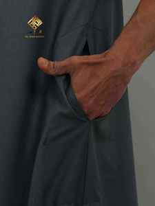 Robe de prière musulmane du Moyen-Orient pour hommes, mode arabe authentique et honnête - Product Image 3