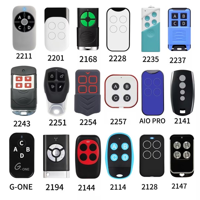 YET Hot Selling Remote Control Garage Door Transmitter Gate Remotes Barrier Remote Controls Wireless Remote Control