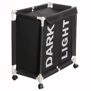 Giỏ Đựng Quần Áo Oxford Oloth Mới Giỏ Đựng Quần Áo Chống Nước Tự Do Túi Đựng Quần Áo Bẩn Có Bánh Xe Và Nắp Đậy - Product Image 1