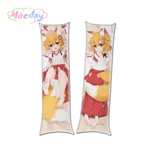 Top selling Japan Anime The Helpful Fox Senko-san Girl Characters Hugging Body Pillow Case