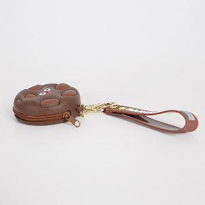 Lindo Silicona Japonés Original Chocolate Crema Sándwich Galletas eslite Comida Llavero - Product Image 3