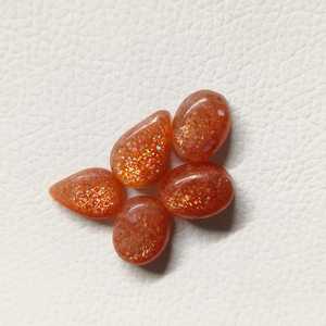 Lot de cabochons en pierre de soleil naturelle 32 carats, pierres précieuses lâches faites à la main pour la fabrication de bijoux, exportateur et fabricant en gros d'Inde - Product Image 2