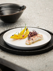 Assiette à petit-déjeuner et à dîner blanche artisanale de marque V <span class=keywords><strong>danoise</strong></span>, style occidental nordique, assiette à steak, motif uni, exquise - Product Image 6