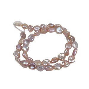 Exquisite DIY Necklace and Bracelet <b>Set</b> with Natural 8-10mm Freshwater White Pearls Crushed Silver <b>Beads</b> Straight Hole Design - Product Image 5