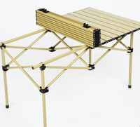 Table et chaises pliantes portables pour l'extérieur Table de fournitures de voyage pour la pêche et les loisirs