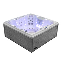 Bain à remous de luxe Monalisa pour l'extérieur, spa jacuzzi avec jets d'hydrothérapie pour la maison, le jardin, la villa, 6 personnes