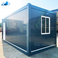 Zhongnan Maison individuelle détachable personnalisée en paquet plat maison prête à l'emploi petite maison bon marché maisons modulaires portables préfabriquées en conteneurs