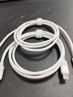 Câble de charge rapide PD 20W tressé en nylon blanc de 1 m, Type-C vers Type-C, conducteur en cuivre pur pour iOS et batterie externe – Meilleure vente