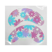 Impression de logo personnalisé OEM, masques pour les yeux en hydrogel en tissu élastique biologique de haute qualité, pour peaux sèches, emballage personnalisé