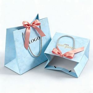 <span class=keywords><strong>Sac</strong></span> en papier de luxe avec poignée torsadée pour fleurs, sacs en papier horizontaux personnalisés <span class=keywords><strong>Victoria</strong></span> <span class=keywords><strong>Secret</strong></span> pour bijoux, bouteilles de vin - Product Image 1