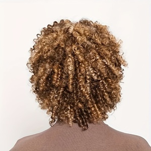 Rauw Maagdelijk Haar Bob Korte Krul Haar Pruiken <span class=keywords><strong>Pixie</strong></span> Gesneden 100% Braziliaanse Menselijk Haar Pruiken Glueless Machines Maken Pruiken Voor Zwarte Vrouwen - Product Image 4