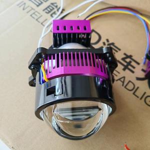 कार की अगुवाई में फ्रंट सिंगल डायरेक्ट प्रोजेक्शन लेंस डुअल लैंप कप द्वि-ज़ेनन हाई पावर संशोधित कार एलईडी लेजर हेडलाइट लेंस 12 वी 80w - Product Image 2