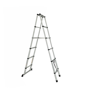 Chất Lượng Cao 2.7M Nhôm Kính Thiên Văn Thang Hai Mặt Có Thể Điều Chỉnh Kết Hợp Thang Cho Nhà Sử Dụng Thiết Kế Công Nghiệp Phong Cách - Product Image 4