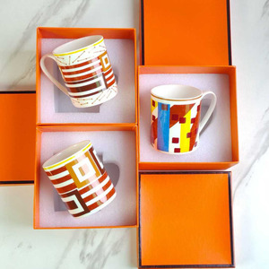 Set Regalo di Tazze da Caffè in Ceramica di Lusso con Motivi Geometrici, Tazze in Porcellana Premium Lavabili in Lavastoviglie per Ufficio, Casa <span class=keywords><strong>e</strong></span> Regali - Product Image 3