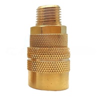 Raccord rapide en laiton de style européen 6.35mm 8mm 10mm connecteur de tuyau d'air de compresseur prise pneumatique
