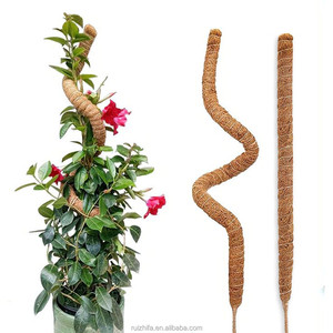 Poteau en mousse écologique pliable pour plantes grimpantes DIY, <span class=keywords><strong>intérieur</strong></span>, extérieur, jardin, maison, naturel, en fibre de coco, poteau empilable pour plantes - Product Image 4