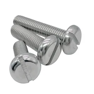 Supplier free drive jis slotted round shank pozi pan head machine screw