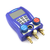 DSZH-Pompe à Vide de Réfrigération Numérique à 4 Valves, Valise Lumineuse Intelligente, Manomètre Haute/Basse Pression, wk-6889
