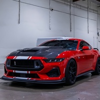 Pour Ford Mustang GT Dark Horse S650 2024 TF Type couvercle de moteur de capot de Ventilation en Fiber de carbone