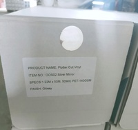 Vinilo Autoadhesivo para Plotter, Venta al por Mayor de Fábrica, Vinilo de Corte de 1.22*50m para Letras/Impresión Publicitaria, PVC con Revestimiento, PVC de 50m