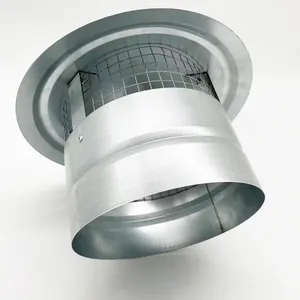 Galvanized Chimney Cowl Stove pipe waterproof Cap 150mm