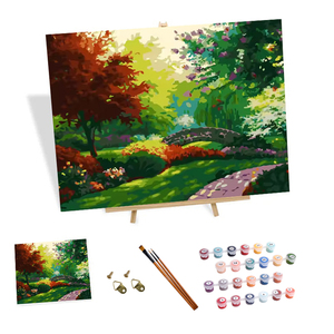 Vendita Diretta dalla Fabbrica, Dipingi con i Numeri, Pittura Personalizzata con Numeri, Paesaggio Primaverile, Kit Fai-da-Te per Adulti - Product Image 1