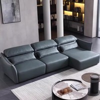 Italienischer Stil Hochwertige Maßgefertigte Echtleder Braune Verstellbare Multifunktionale Zero-Wall Power Relaxsessel
