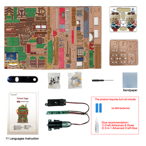 Tonecheer Trade Only Onsen Saga, maison de poupée en bois 3D à monter soi-même, thème Onsen japonais, pour magasin de cadeaux, décoration de la maison, boutique de jouets - Product Image 6