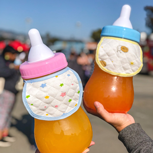 Carino 16 OZ <span class=keywords><strong>500</strong></span> <span class=keywords><strong>ml</strong></span> all'ingrosso biberon a forma di plastica succo d'acqua caffè latte bevande <span class=keywords><strong>bottiglie</strong></span> con tappi a vite per bambini - Product Image 1