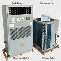 Armoire de climatisation industrielle à fonctionnement stable pour l'ajustement de la température et de l'humidité intérieures des usines