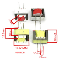 Transformador de Aislamiento de Audio 600:600 Ohm Europa 1:1 EI14 14x14x14mm -40~+85