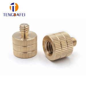 Adaptateur à vis en laiton Tengdafei 3/8 à 1/4 pour trépied, tête de caméra, plaque à dégagement rapide, accessoire vidéo - Product Image 3