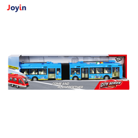 Ensemble de jouets de véhicule de ville de 1:16 avec fonction d'inertie et son réaliste Bus à deux étages pour les enfants dans les aventures de voyage et les jeux en plein air