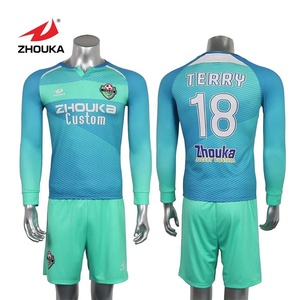 ZHOUKA modern men's sportswear long sleeve soccer robe team fashion formal football - Product Image 1