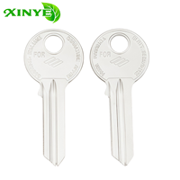 XINYE Clé de porte personnalisée en laiton plaqué, clé vierge solide pour usage domestique, installation facile UL050