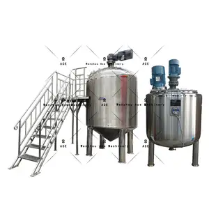 Máquina para hacer vinagre, fermentador de alcohol, tanque mezclador de 3000 litros