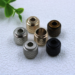 Bạc Vàng Quần Áo Túi Dây Kim Loại Dây End Áo Khoác Trang Trí Kim Loại Chuỗi Stopper Phụ Kiện Cho Hàng May Mặc - Product Image 3