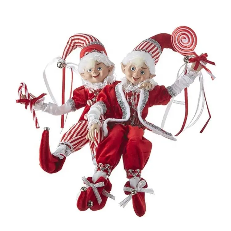 Bonecos de natal, bonecos de natal, decoração de árvore de natal, presentes de ano novo, decoração de bonecas elf