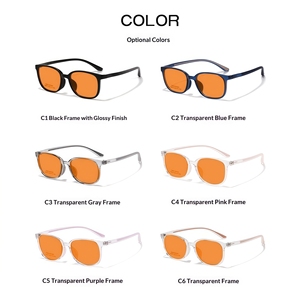Очки OEM с защитой от синего света, оранжевые, с фильтром от синего света, очки для защиты глаз от синего света, очки с красными линзами для чтения - Product Image 5