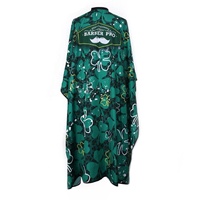 Vinnie Cape de coiffeur et de coiffeur en coton et polyester imperméable pour salon de coiffure