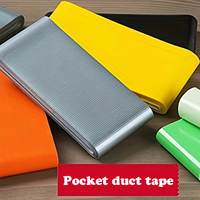 Réparations en extérieur Couleurs d'urgence Pocket Size Flat Mini Roll Crafts Travel Size Duct Tape